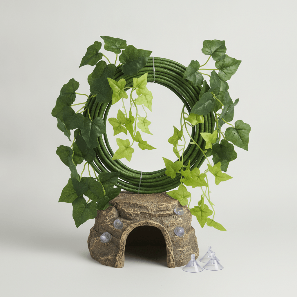 Kit Décor Tropical — Lianes, Plantes & Cachette