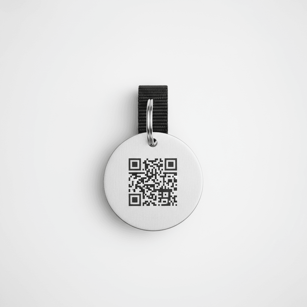Médaille Connectée QR + NFC — Profil Animal en Ligne