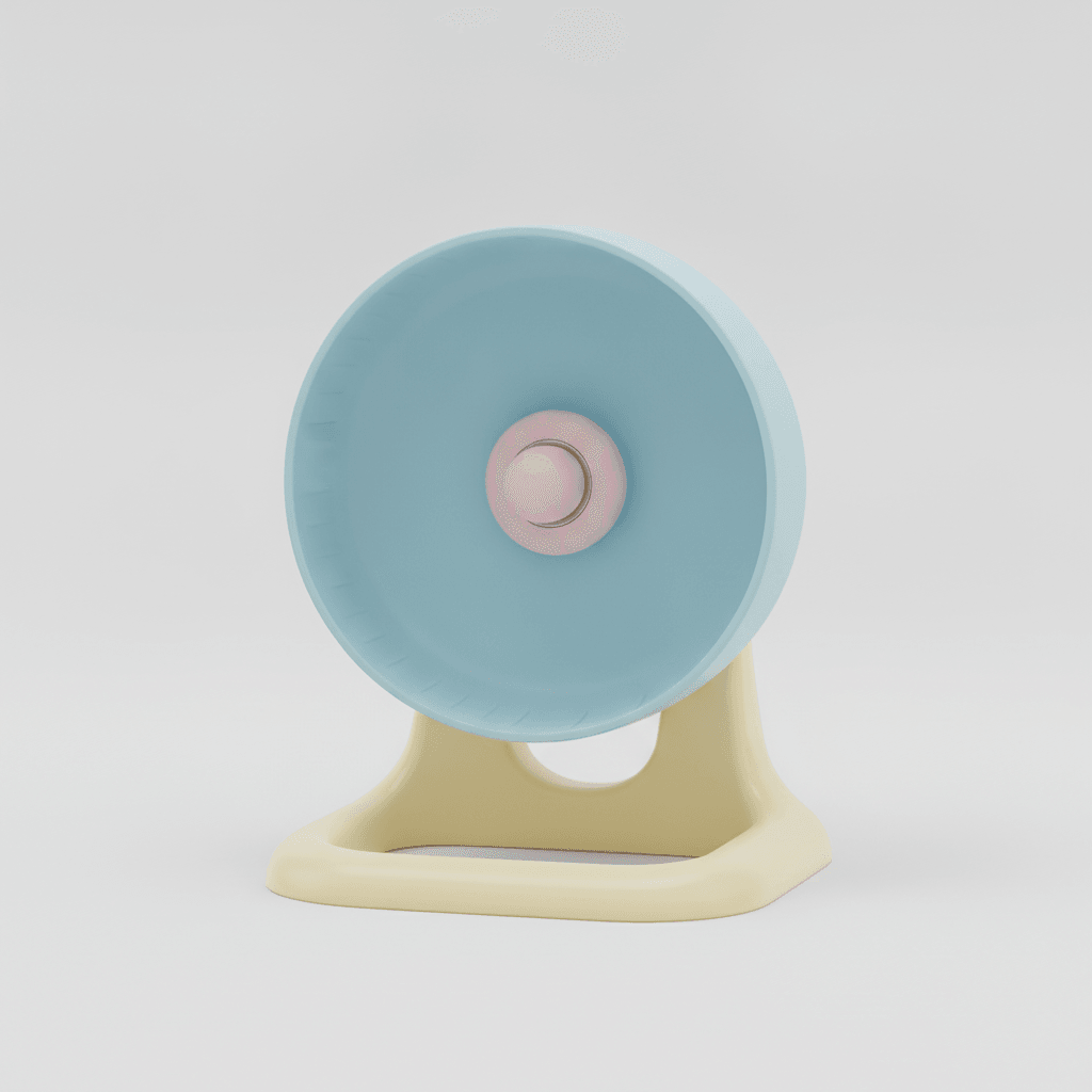 Roue d'Exercice Silencieuse 28cm — Roulement à Billes