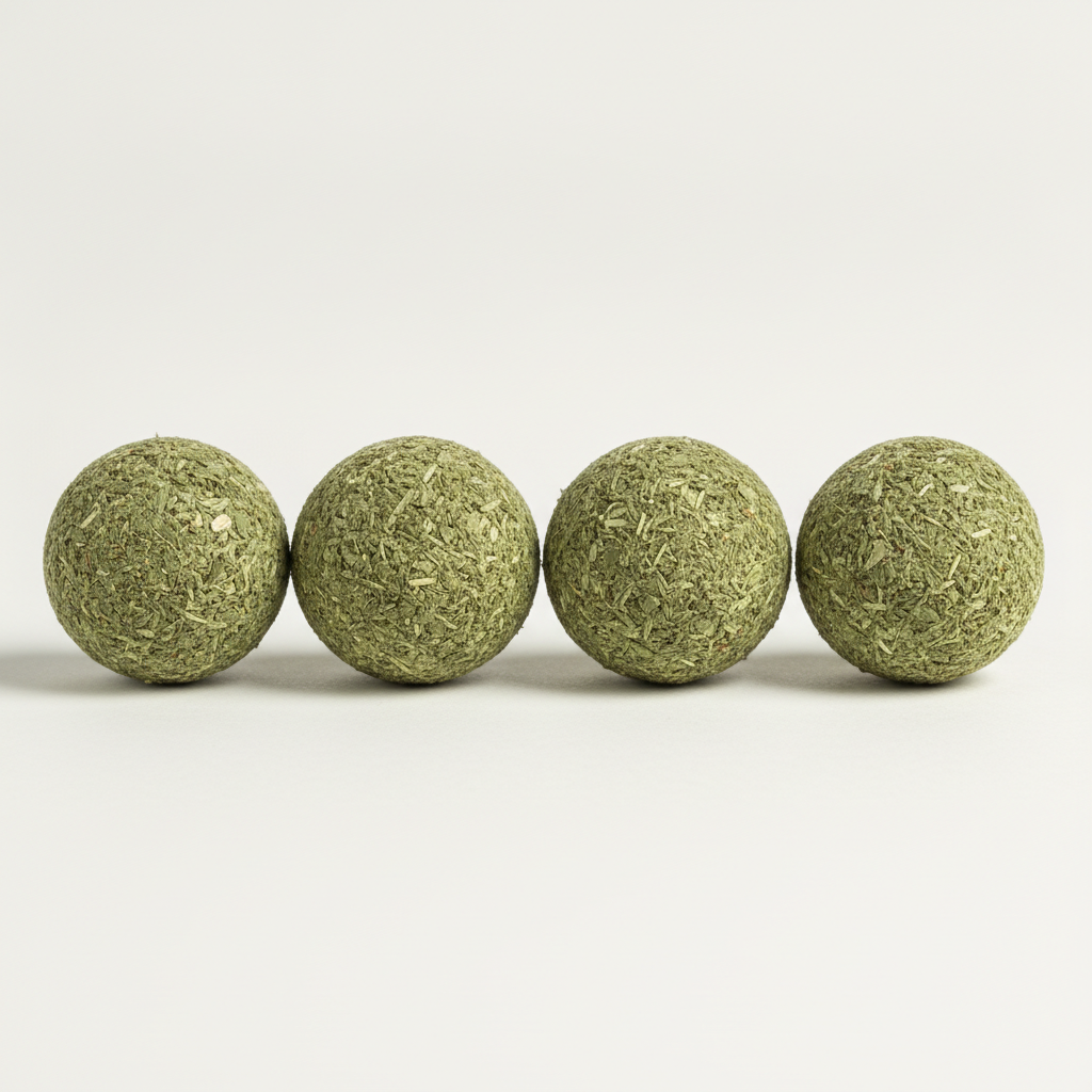 Balles Herbe à Chat Naturelle — Lot de 4