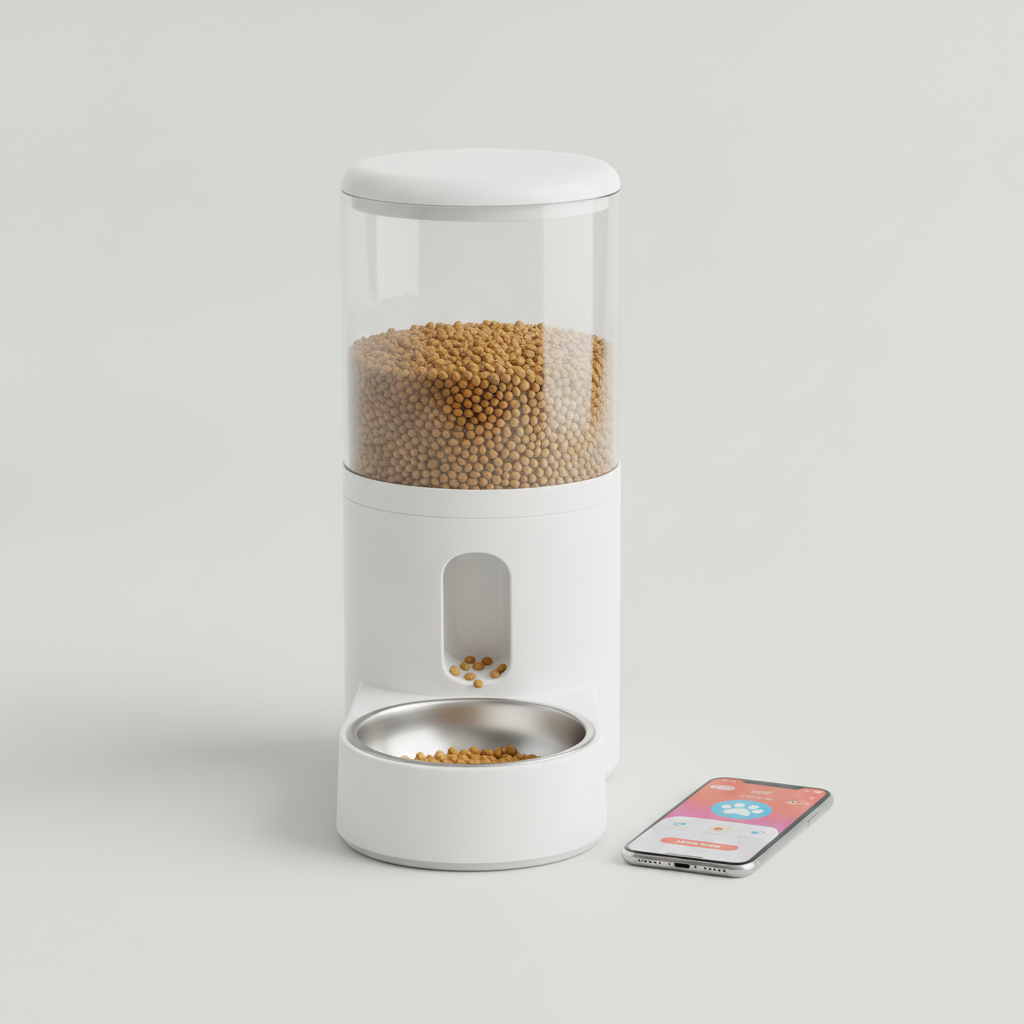 Distributeur de Croquettes Automatique WiFi — 4L