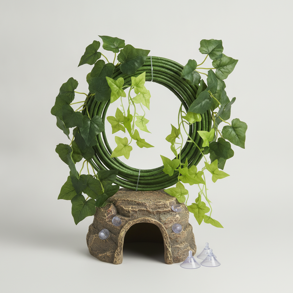 Kit Décor Tropical — Lianes, Plantes & Cachette