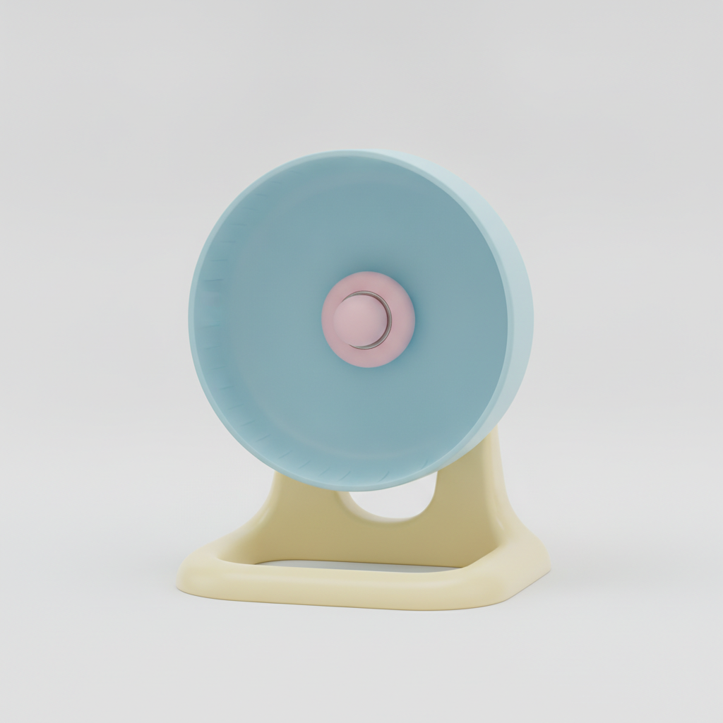 Roue d'Exercice Silencieuse 28cm — Roulement à Billes