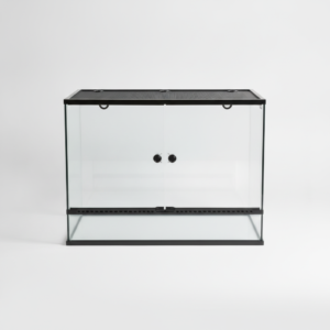Terrarium Verre 60x45x45 — Double Porte & Ventilation